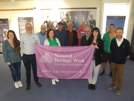 Some of the people who attended the lunchtime event for Heritage Week event organisers in the County Museum, High Road, Letterkenny on Friday, August 5.  National Heritage Week starts on Saturday, August 13 and runs until Sunday, August 21.